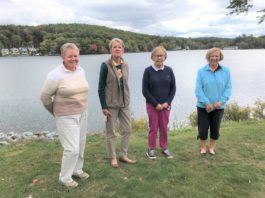 
			
				                                Pictured are the 2020 officers of the Women’s Golf Organization of the Scranton Canoe Club: Cindy Lempicky, treasurer; Georgette Mecca, secretary; Pat Mould, chairperson; Sharon Karasack, vice-chairperson. 
 
			
		