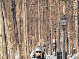 
			
				                                Jackie Gruzenski of Clarks Green takes a winter walk at South Abington Park.
                                 Elizabeth Baumeister | For Abington Journal

			
		