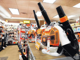 
			
				                                Justus Home and Garden in Clarks Summit handles a large inventory of Stihl outdoor power equipment.
                                 Fred Adams | For Abington Journal

			
		