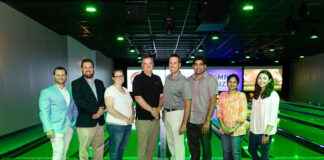 
			
				                                From left are Jay Sensi, Campus Kaizen; Jason Washo, Sho Technology Solutions; Danielle Casparro, Assetlink Global; Anthony Valenzano, Assetlink Global; Sean McCormack, Northeast Penn Supplies; Kalyan Velaga, Adil Analytics; Mani Velaga, Adil Analytics; and Brianna Florovito, IGNITE Program manager.
                                 Submitted photo

			
		