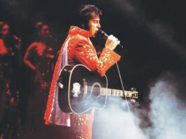 
			
				                                Shawn Klush will bring his Elvis tribute act to the Scranton Cultural Center on April 14.
 
			
		