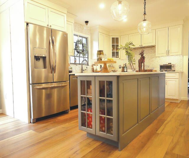 <p>The recently renovated kitchen.</p> <p>Fred Adams |  For Abington Journal</p>