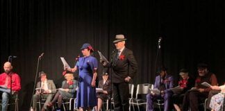 
			
				                                Beth Romanski and Rich Ryczak perform in this past winter’s Golden Days of Radio Players show.
                                 Submitted photo

			
		